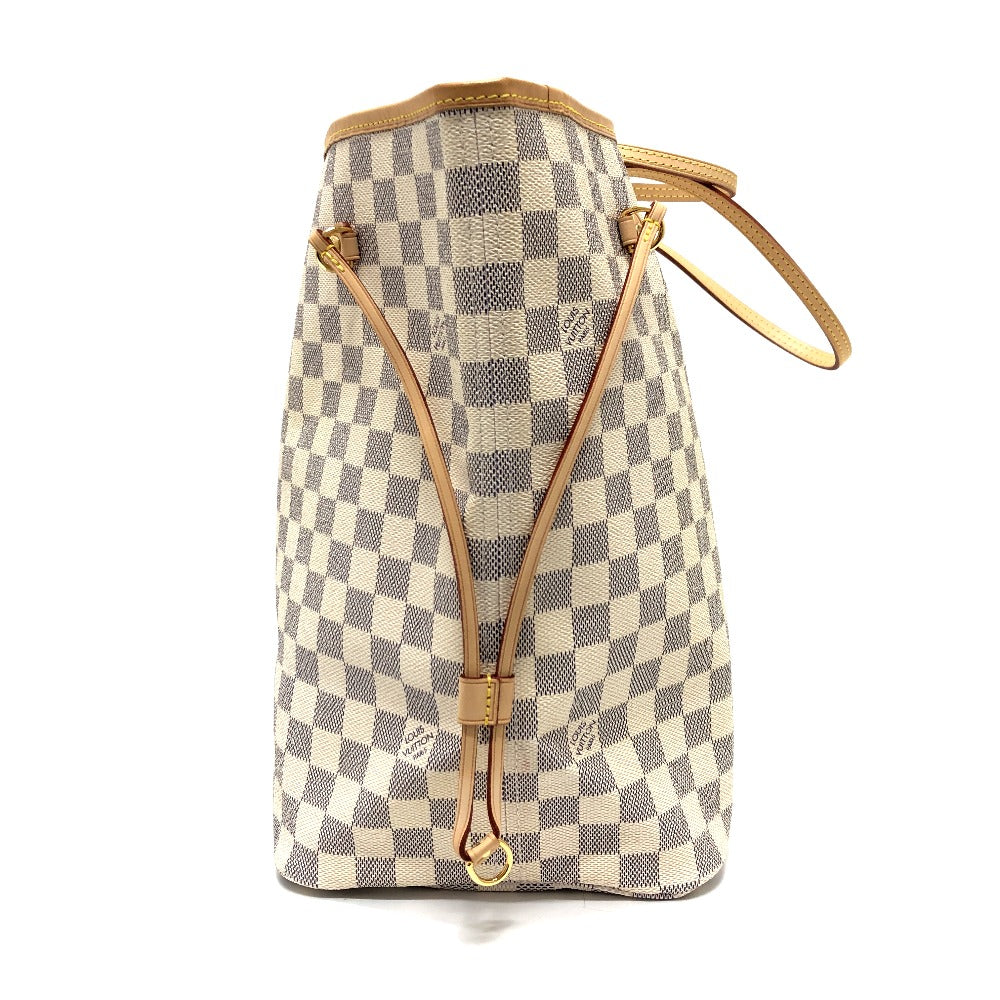 Louis Vuitton N51108 Damier Azur Neverfull GM Canvas White Tote Bag