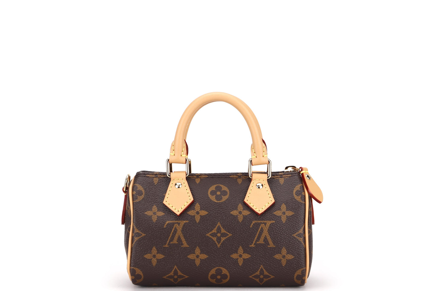 LOUIS VUITTON M81085 NANO SPEEDY MONOGRAM CANVAS, WITH STRAP, DUST COVER & BOX