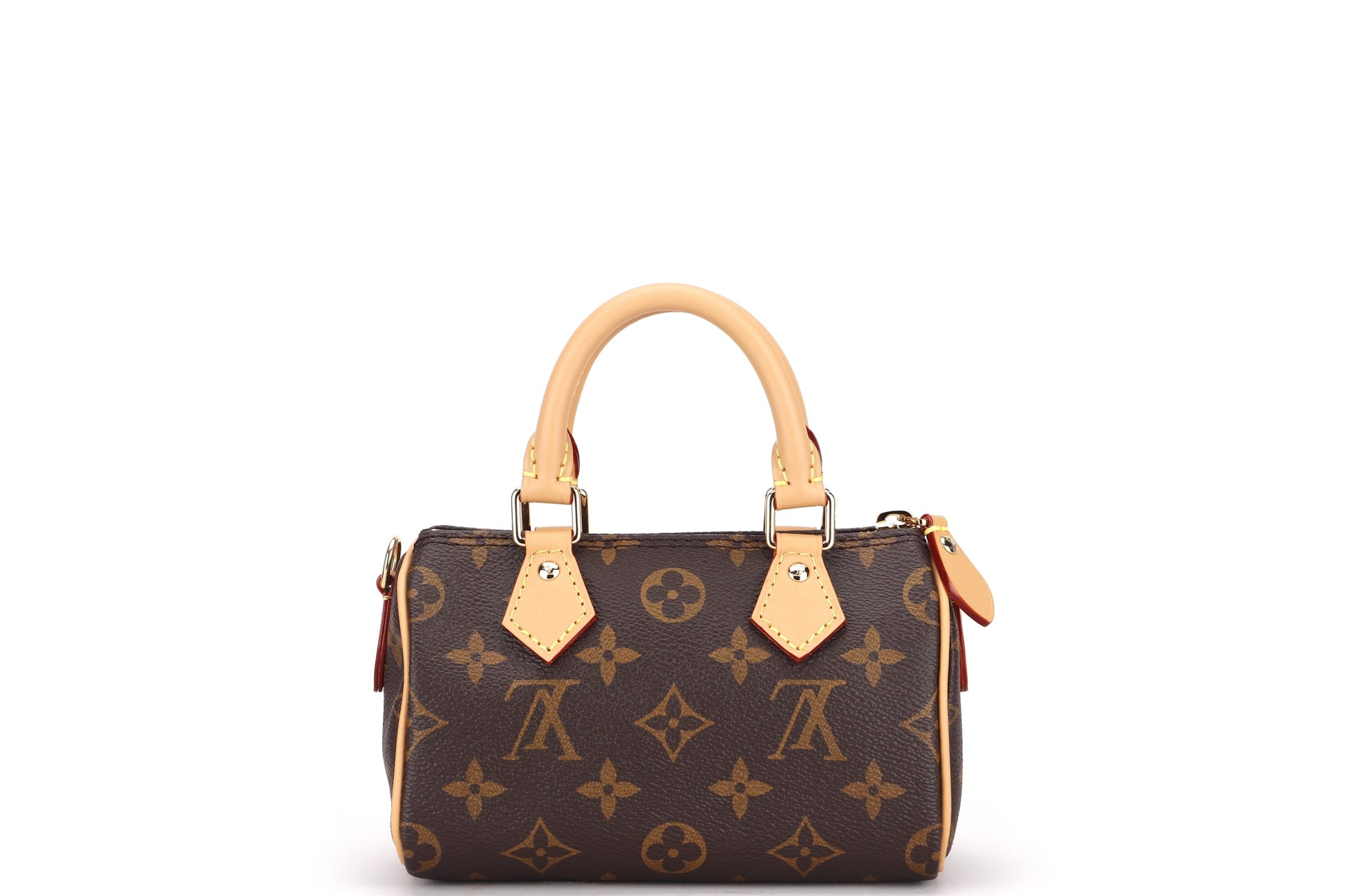 LOUIS VUITTON M81085 NANO SPEEDY MONOGRAM CANVAS, WITH STRAP, DUST COVER & BOX
