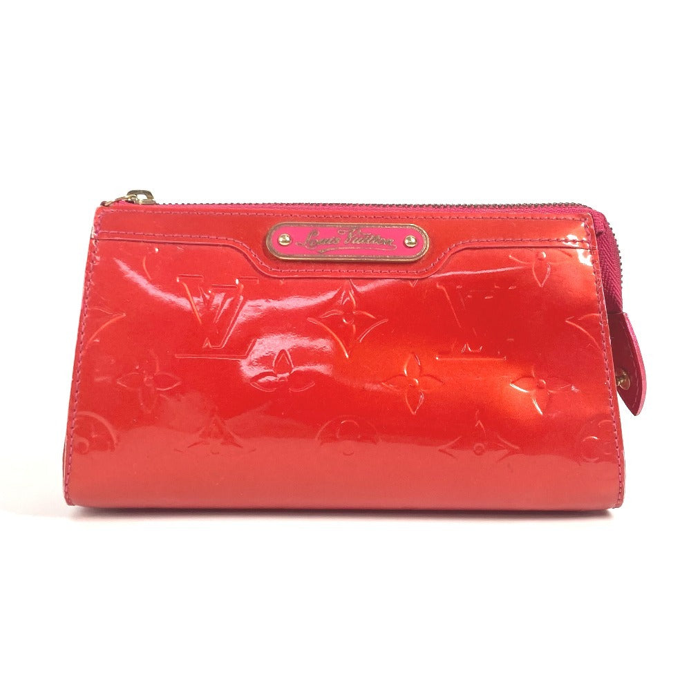 Louis Vuitton Cosmetics Pouch M93647 Vernis Monogram Pink Handbag