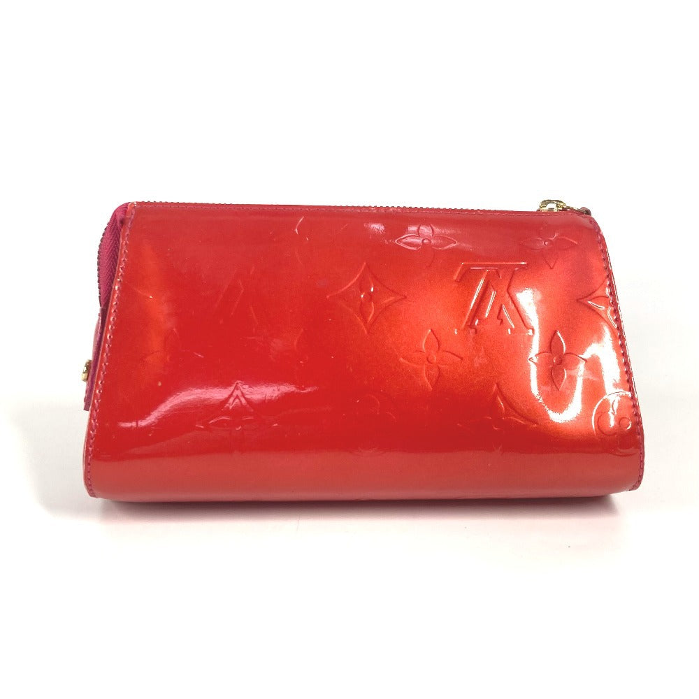 Louis Vuitton Cosmetics Pouch M93647 Vernis Monogram Pink Handbag