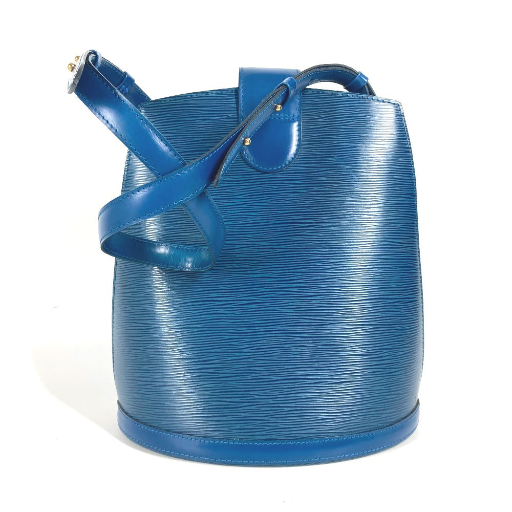 Louis Vuitton M52255 Epi Cluny Leather Blue Shoulder Bag 12