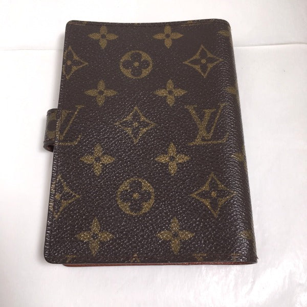 Louis Vuitton Notebook cover R20005 Agenda PM Monogram Canvas Brown Handbag