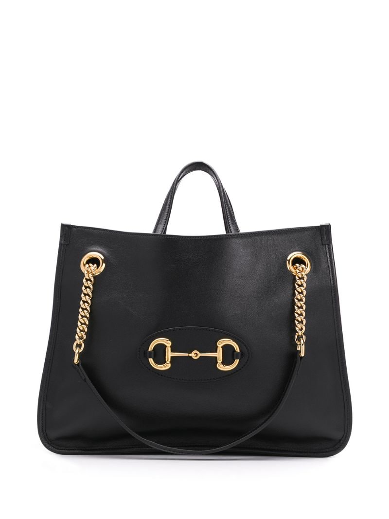 Gucci - Gucci 1955 Horsebit tote bag - women - Leather - One Size - Black