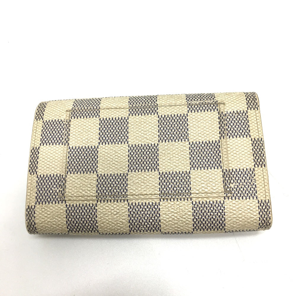 Louis Vuitton Waist M9835 Damier Azur Saint Canvas White Clutch Bag