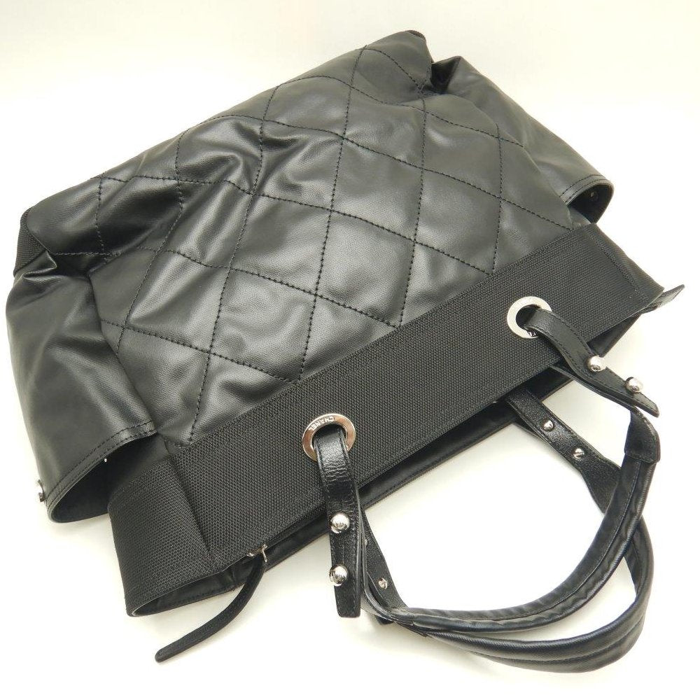 Chanel Paris Biarritz Tote GM x Leather Canvas Tote Bag