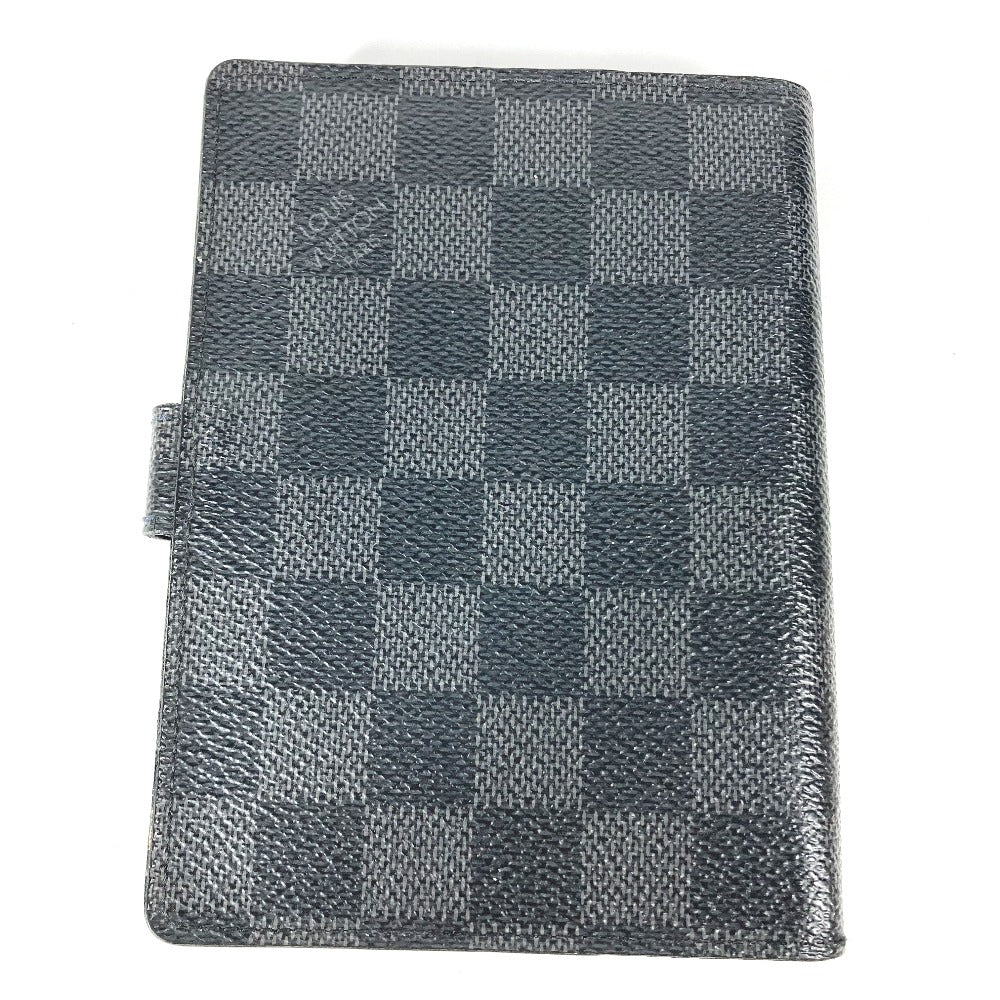 Louis Vuitton Notebook cover R21130 Damier Grafitto Canvas Black Handbag