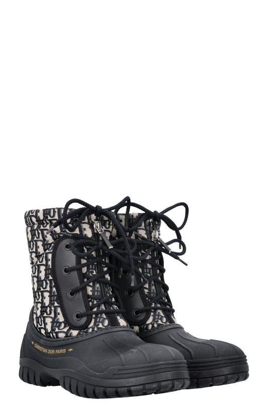 Dior D-Venture Ankle Boots Navy Shoes