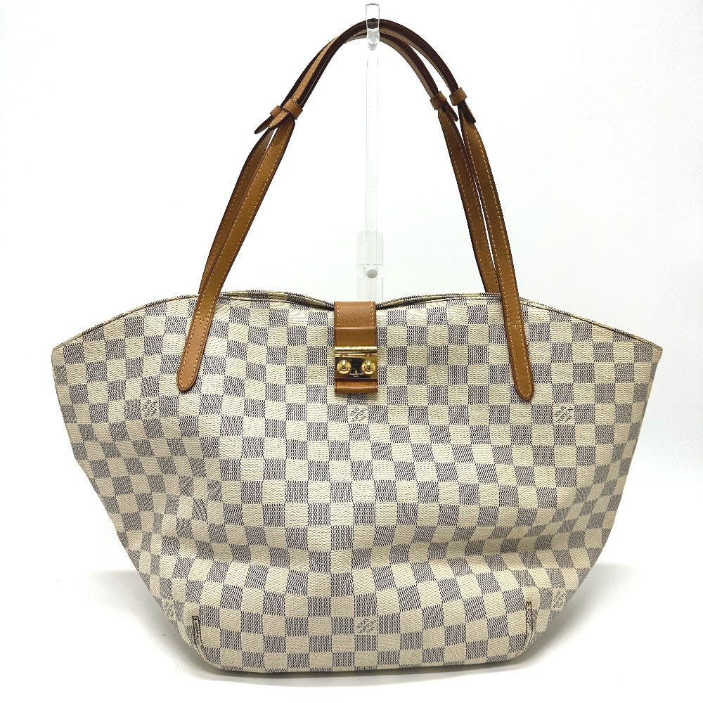 Louis Vuitton N41208 Damier Azur Damier Azur Canvas White Shoulder Bag