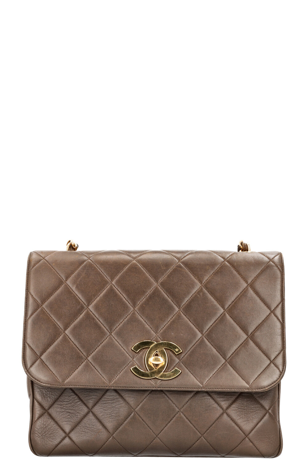 Chanel   Flap Bag Brown
