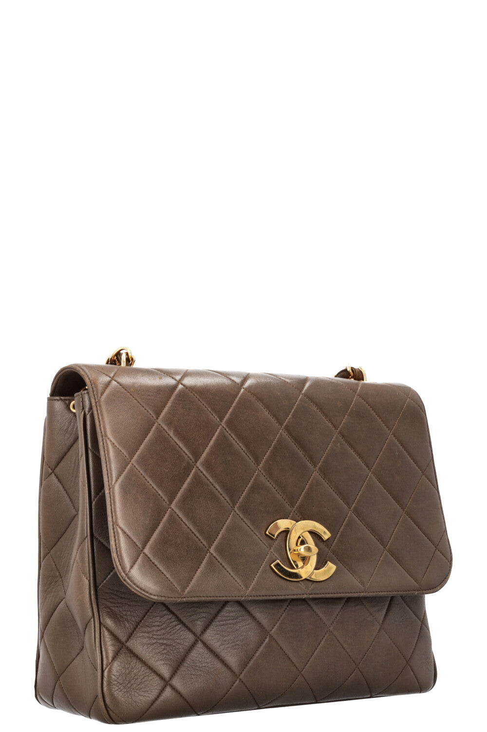 Chanel   Flap Bag Brown