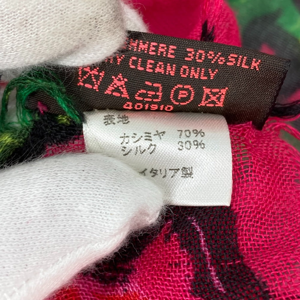 Louis Vuitton Stall M72379 Cashmere Silk Shawl Pink Scarf