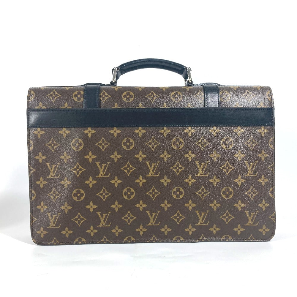 Louis Vuitton Business M92292 macacer Rally Monogram Canvas Brown Handbag
