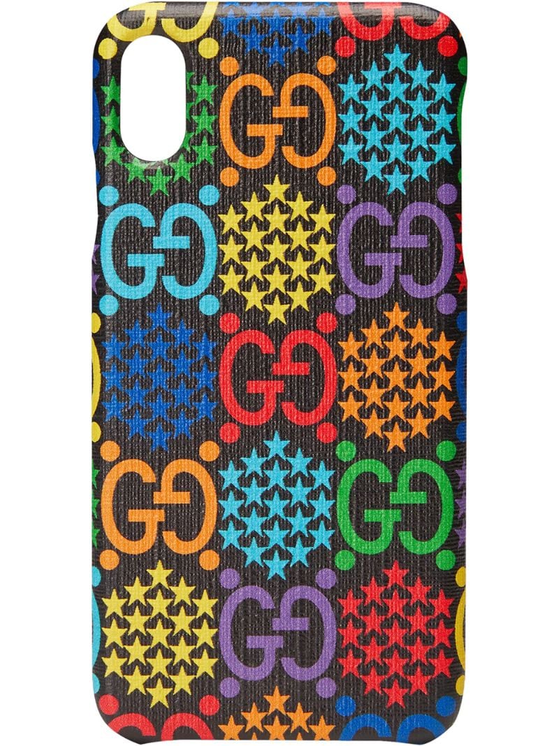 Gucci - GG Psychedelic iPhone XS Max case - men - Canvas - One Size - Black
