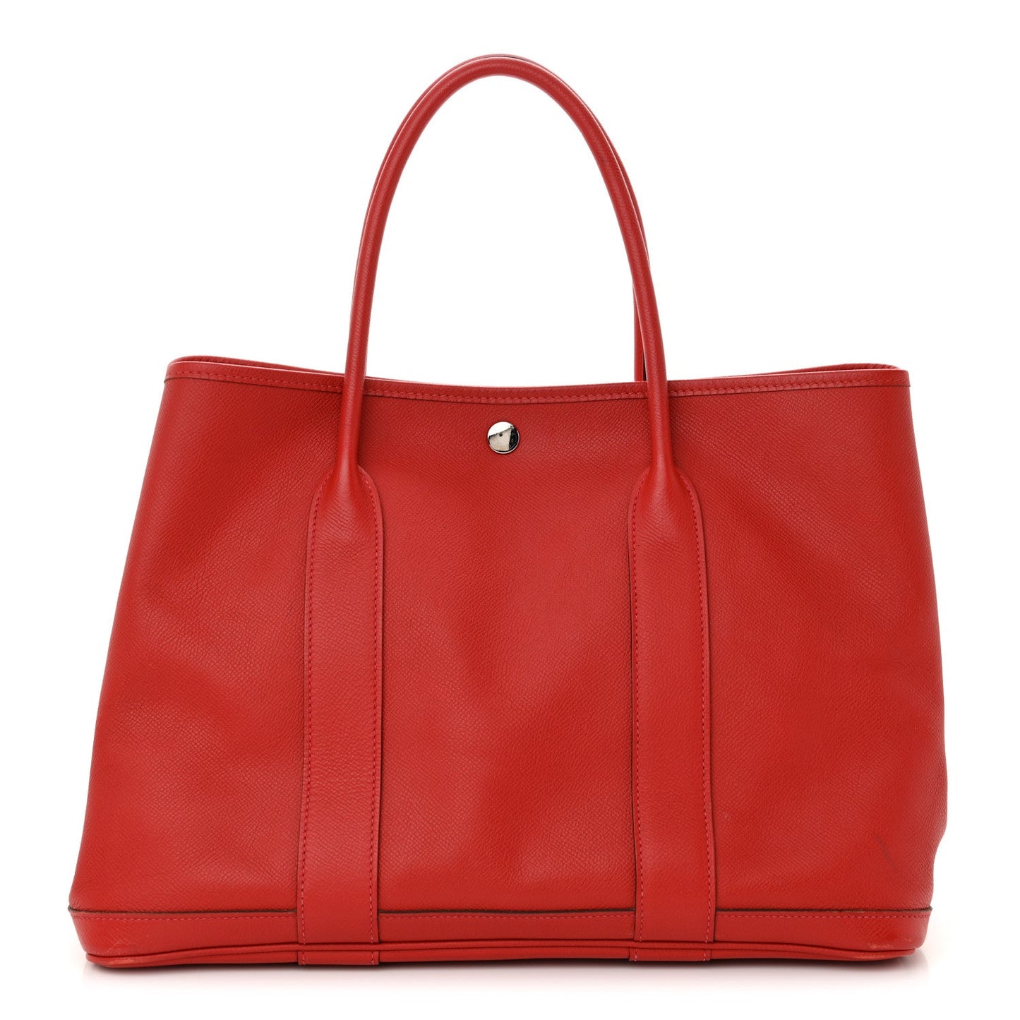 Hermes Epsom Garden Party Rouge Cas Ue Handbag Travel Bag