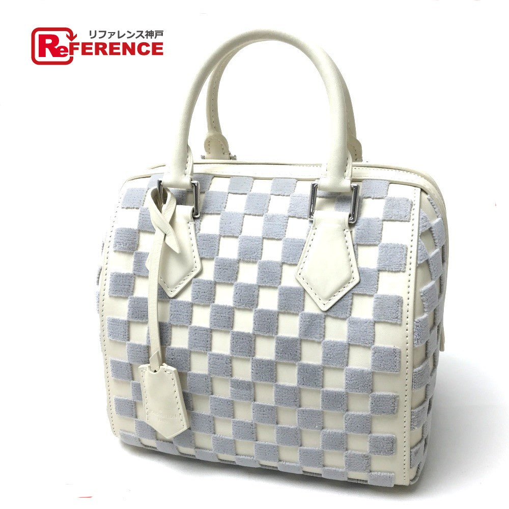 Louis Vuitton M48909 Damier Azur Damier Azul Canvas White Speedy Handbag