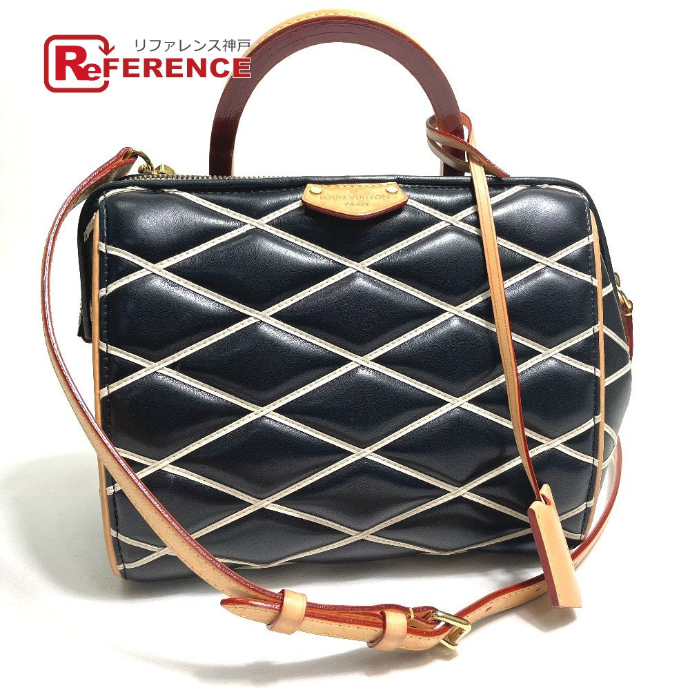 Louis Vuitton M50011 Martage Dock BB Lambskin Black Handbag