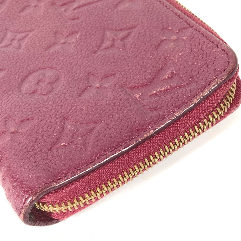 Louis Vuitton Long Purse M60359 Ann Platt Monogram Leather Red Wallet Case
