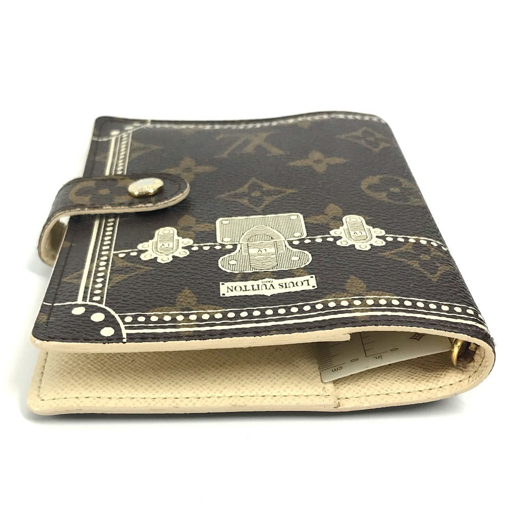 Louis Vuitton Notebook cover R20965 Agenda PM Monogram Canvas Brown Handbag