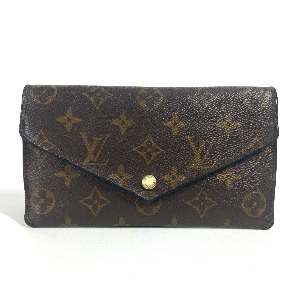 Louis Vuitton Long Purse M62155 Portefeuille Jeanne Monogram Canvas Brown Wallet Case