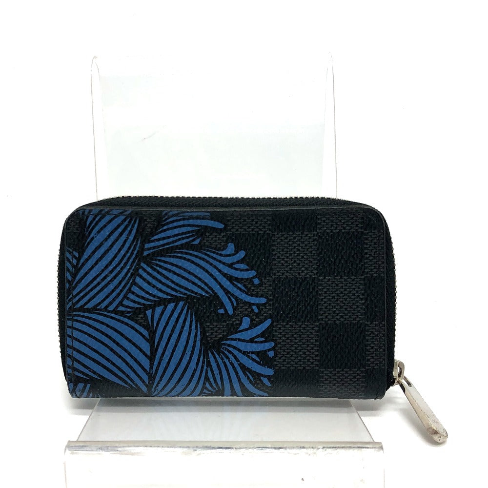 Louis Vuitton Coin N41687 Damier Grafitto Damier Canvas Black Handbag