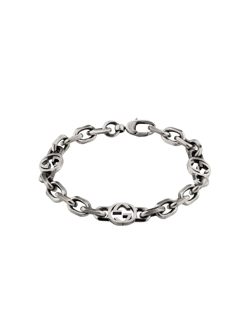 Gucci - Interlocking G chain bracelet - men - Sterling Silver - XS, S, M, L, XXL - SILVER
