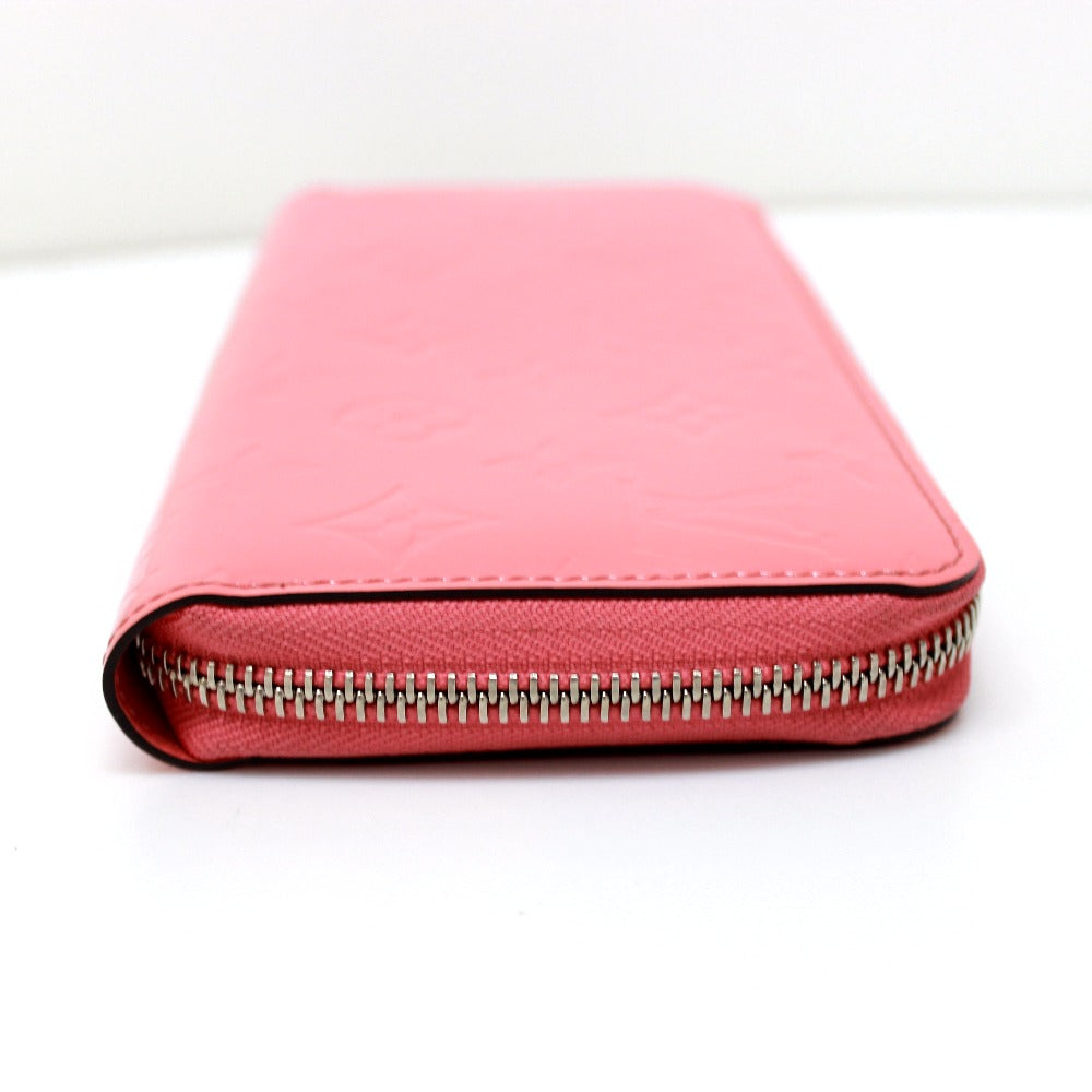 Louis Vuitton Long Purse M61562 Vernis Monogram Pink Wallet Case