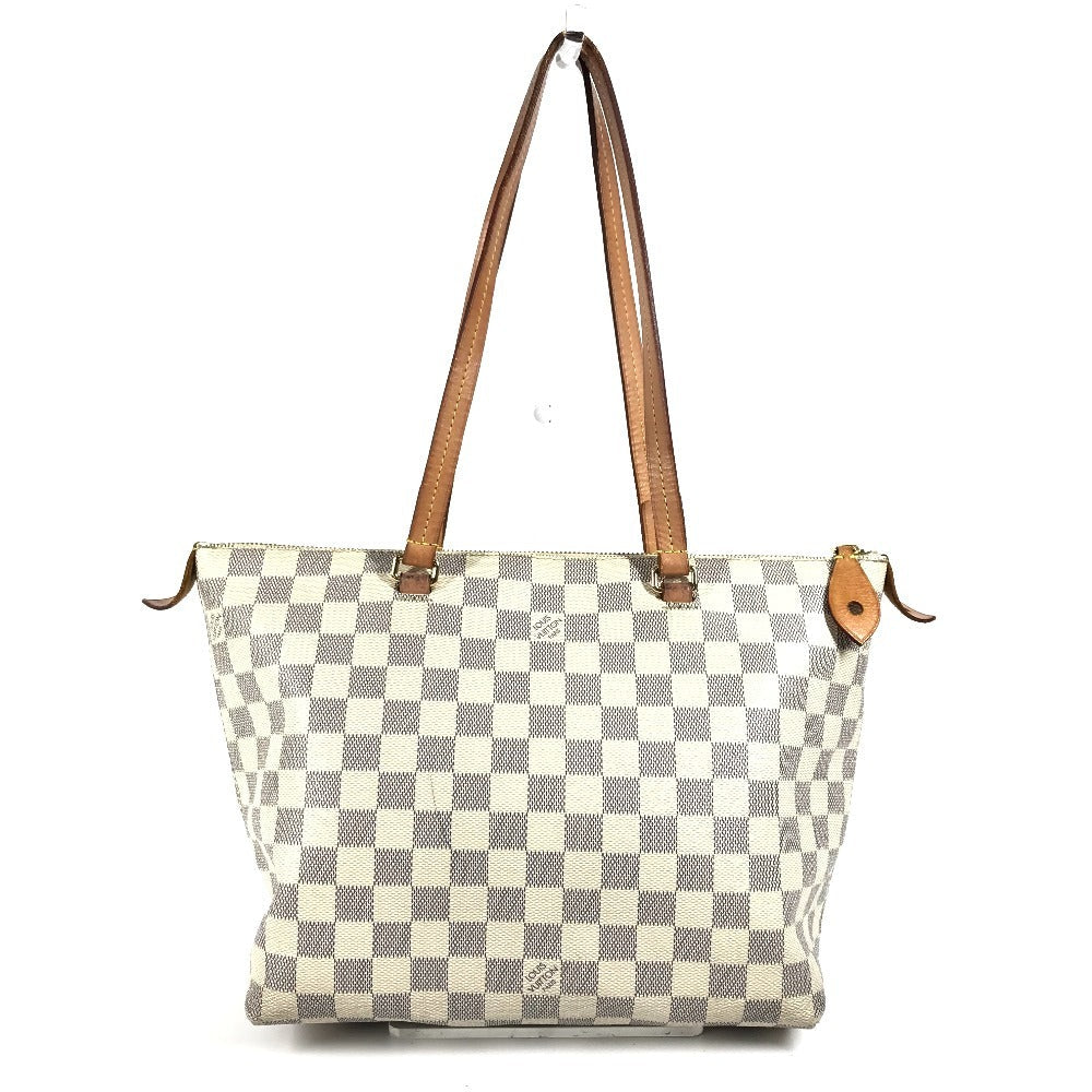 Louis Vuitton N44039 Damier Azur Damier Azur Canvas White Shoulder Bag