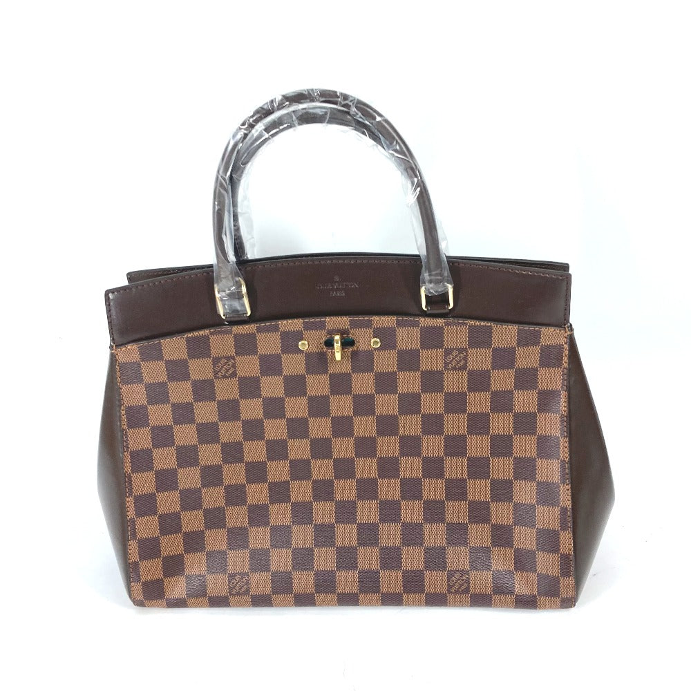 Louis Vuitton N41150 Damier Rivoli MM Canvas Brown Handbag