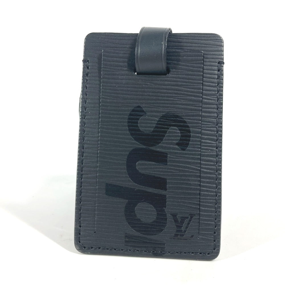 Louis Vuitton Name tag M67726 Epi Leather Black Handbag