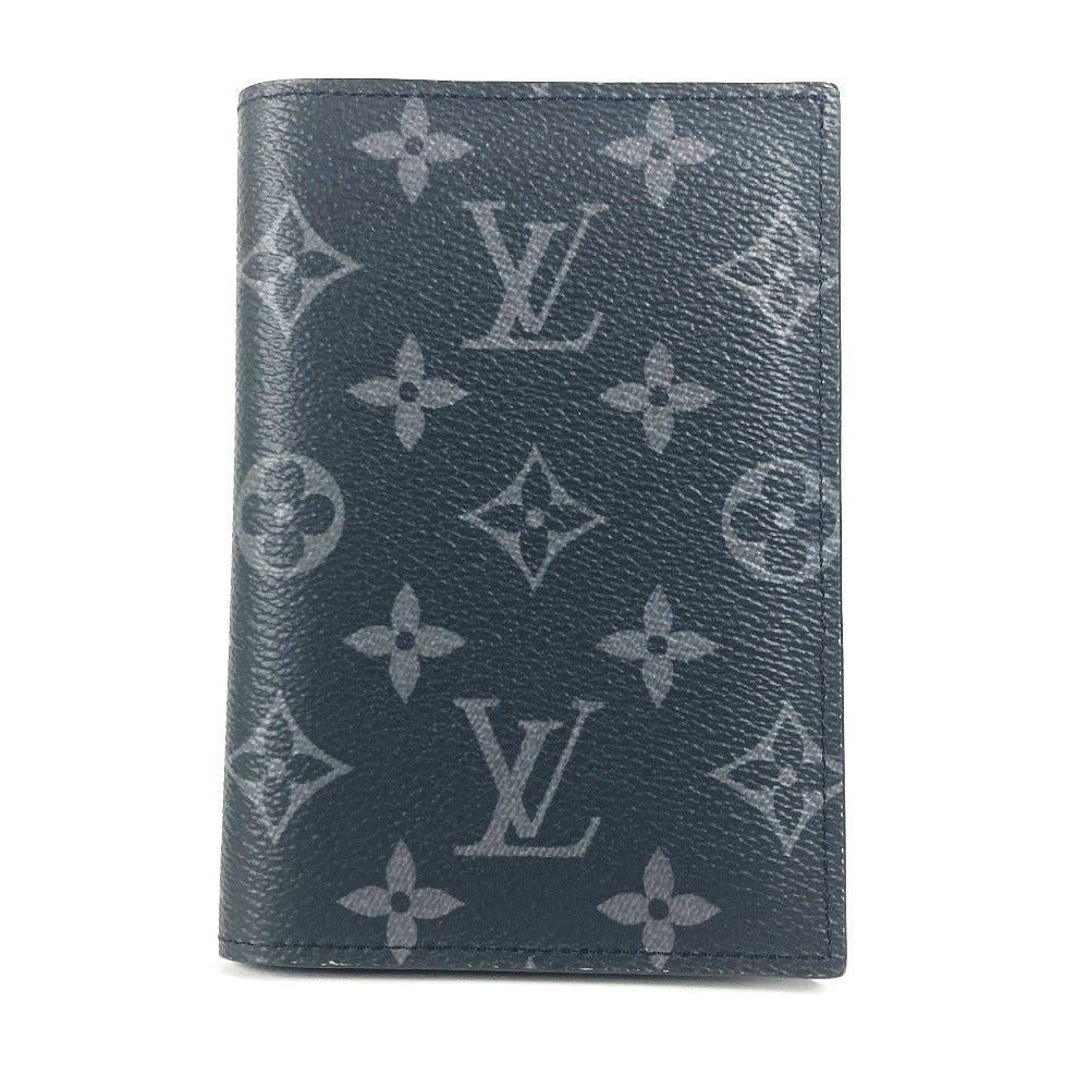 Louis Vuitton M64501 Eclipse Couverture NM Monogram Canvas Black Wallet Case