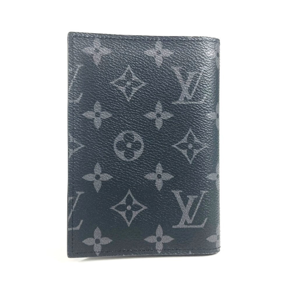 Louis Vuitton M64501 Eclipse Couverture NM Monogram Canvas Black Wallet Case