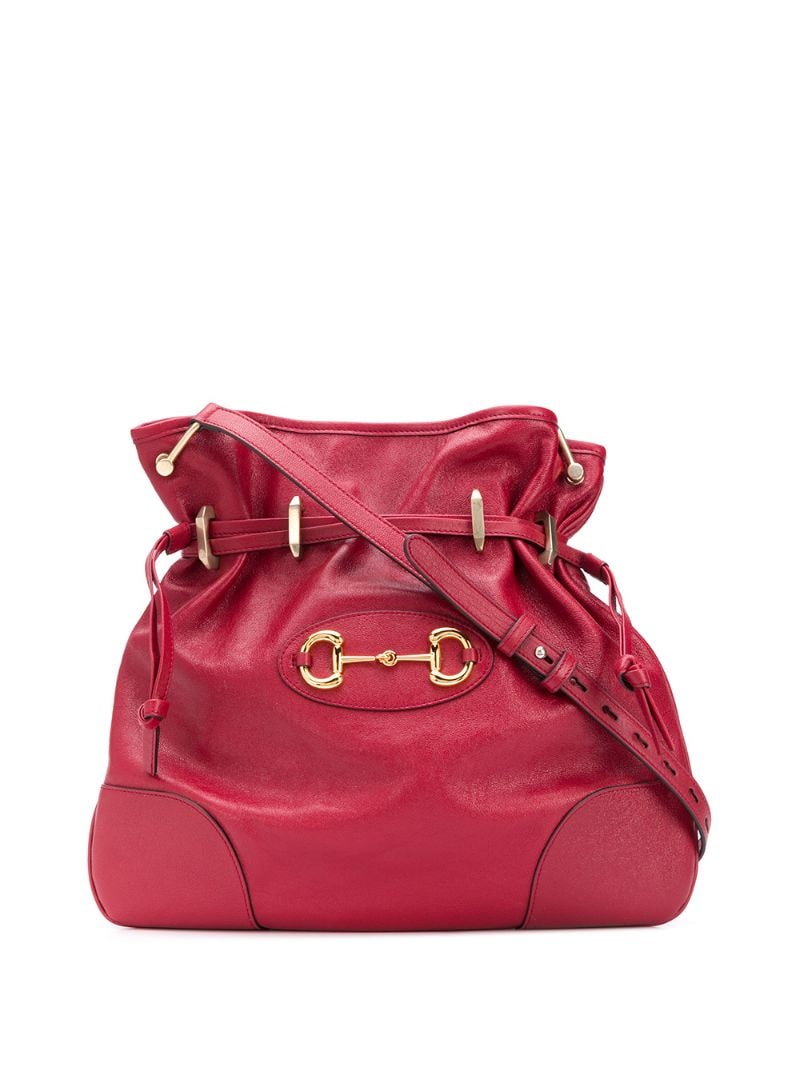 Gucci - Gucci 1955 Horsebit messenger bag - women - Leather - One Size - Red