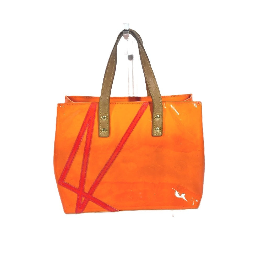 Louis Vuitton M91905 Vernis Fluo Lead Monogram Orange Tote Bag