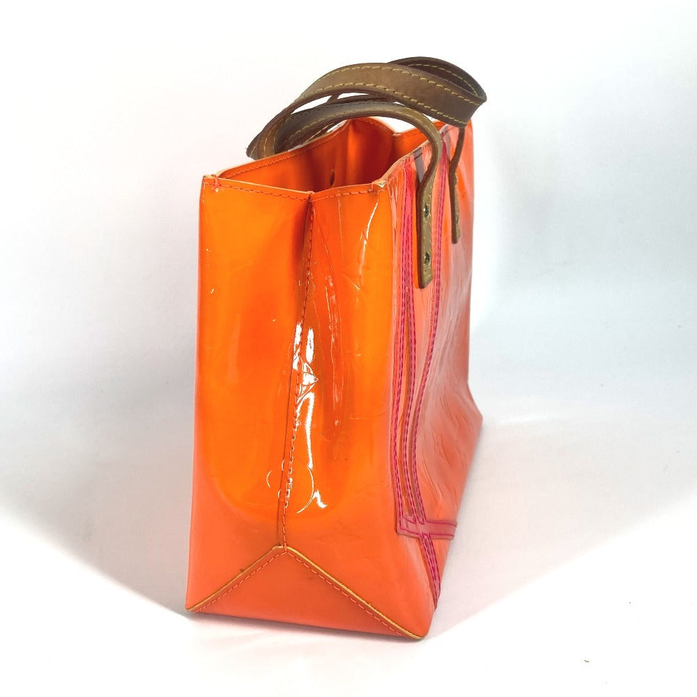Louis Vuitton M91905 Vernis Fluo Lead Monogram Orange Tote Bag