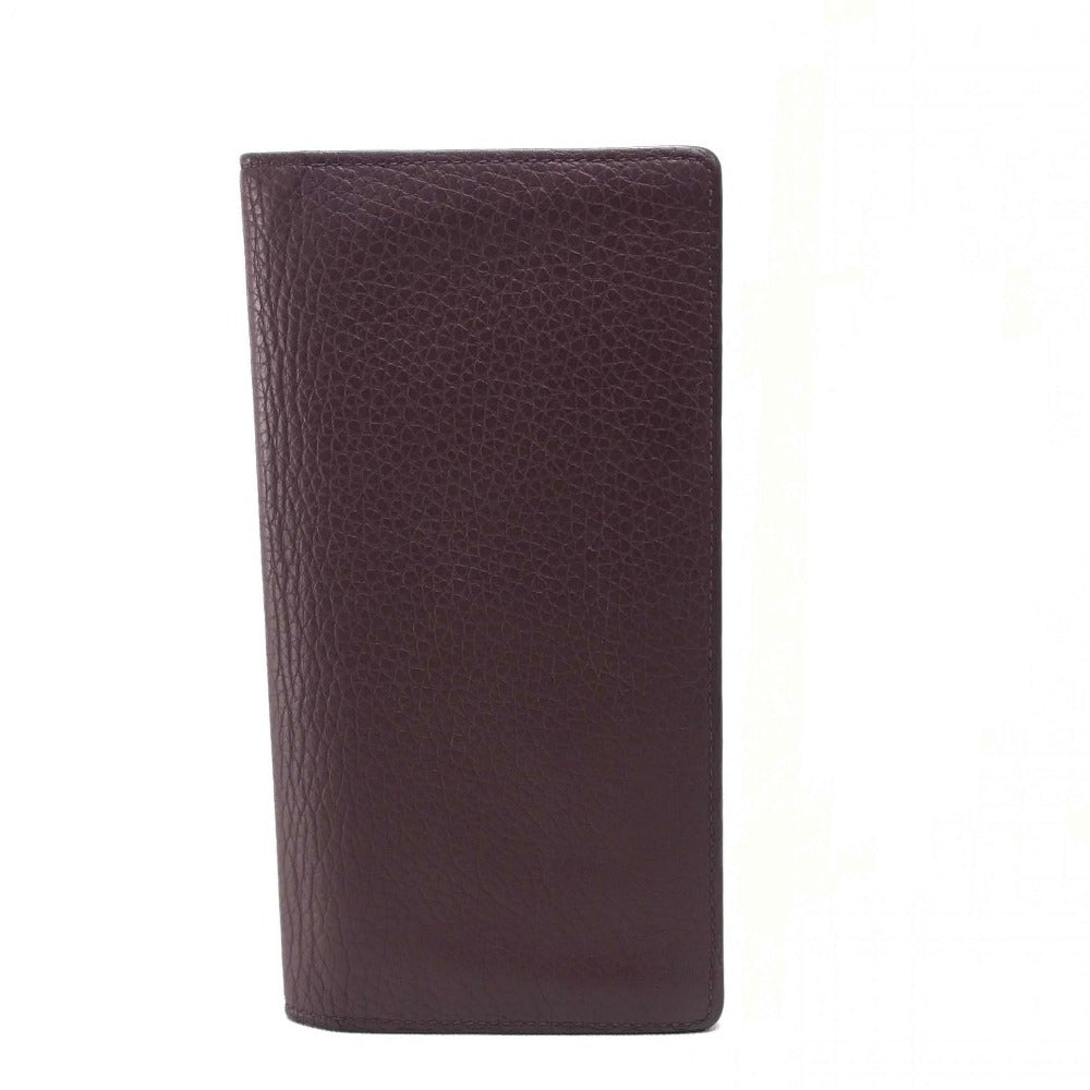Louis Vuitton Long Purse Taurillon Clemence Bordeauxtype Leather Wallet Case