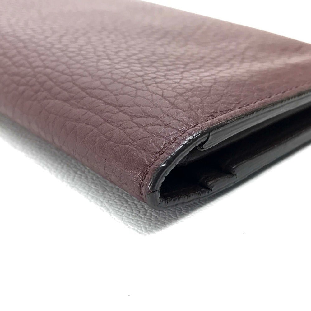 Louis Vuitton Long Purse Taurillon Clemence Bordeauxtype Leather Wallet Case