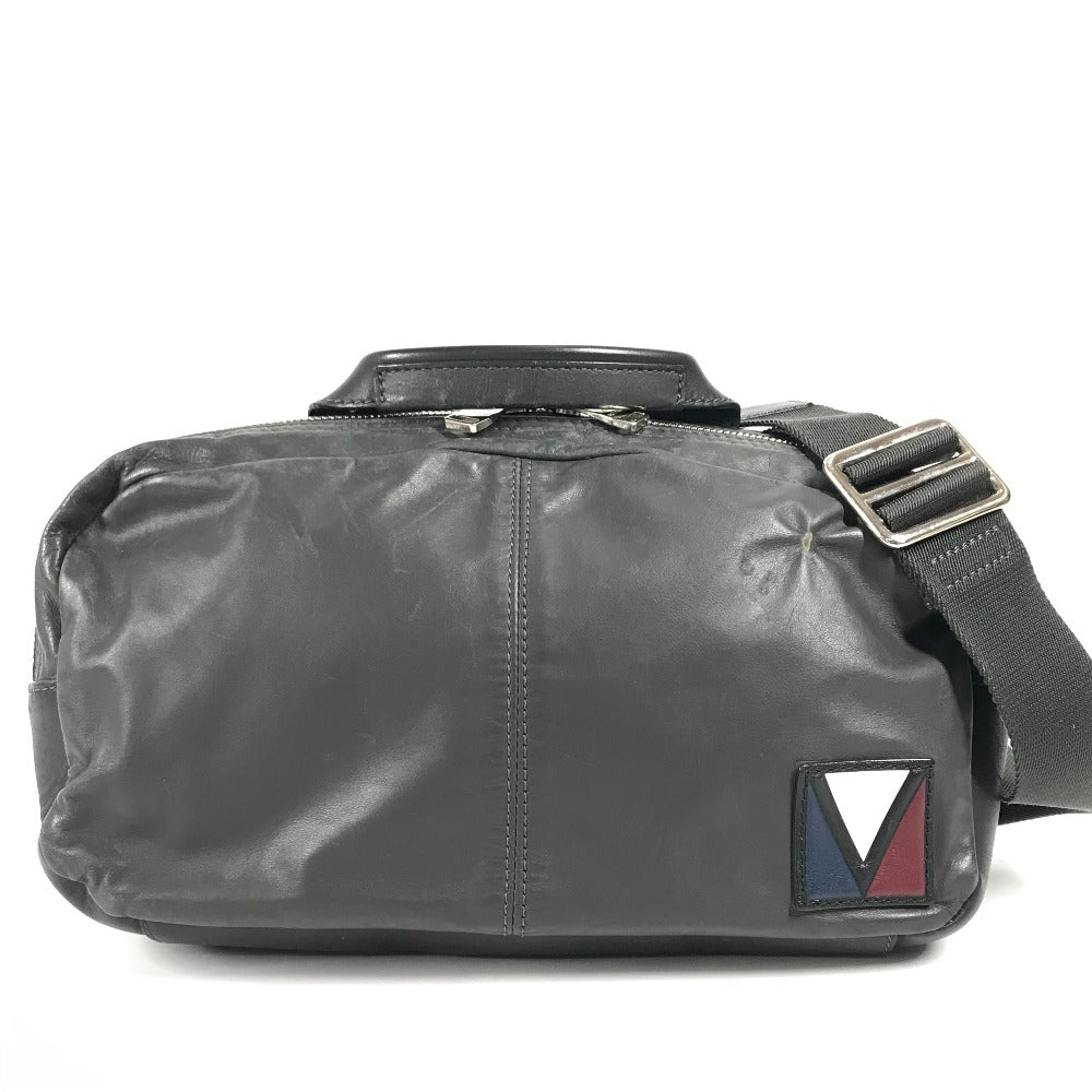 Louis Vuitton Sling M50445 V line Fast Leather Gray Crossbody Bag 4