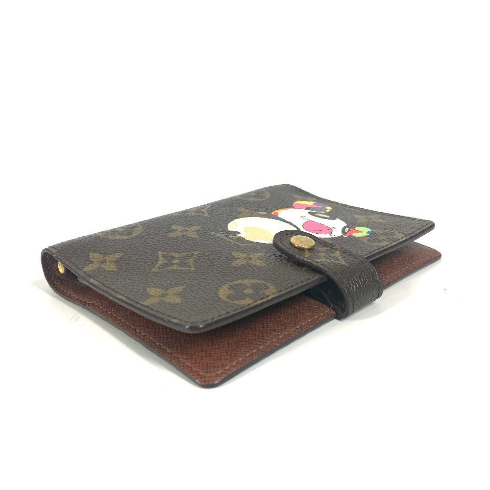Louis Vuitton Notebook cover R20011 Panda Takashi Monogram Canvas Brown Handbag 5