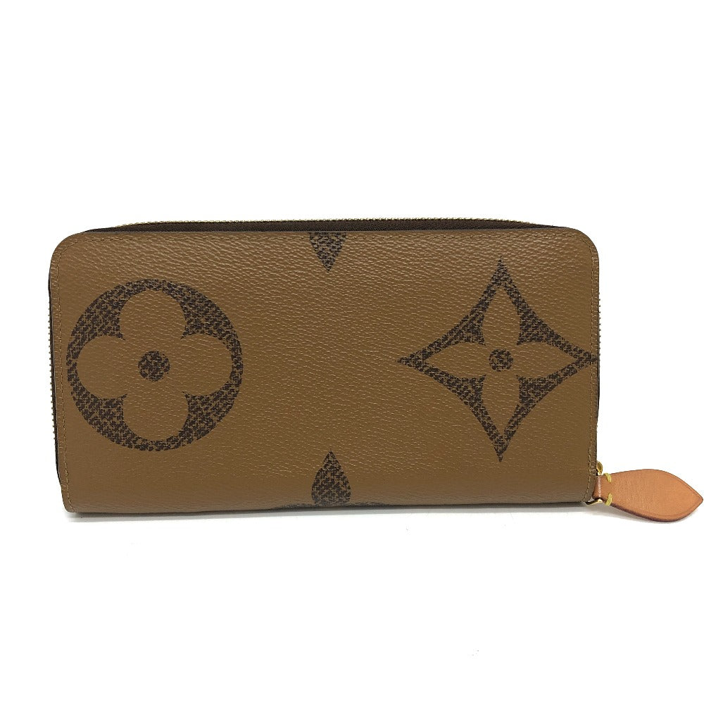 Louis Vuitton Long Purse ‚l67687 reverse Giant Monogram Canvas Brown Wallet Case
