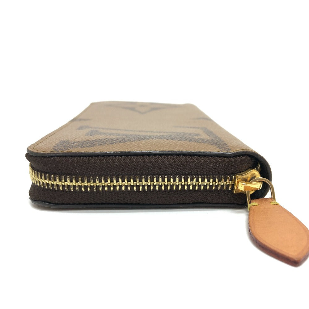 Louis Vuitton Long Purse ‚l67687 reverse Giant Monogram Canvas Brown Wallet Case