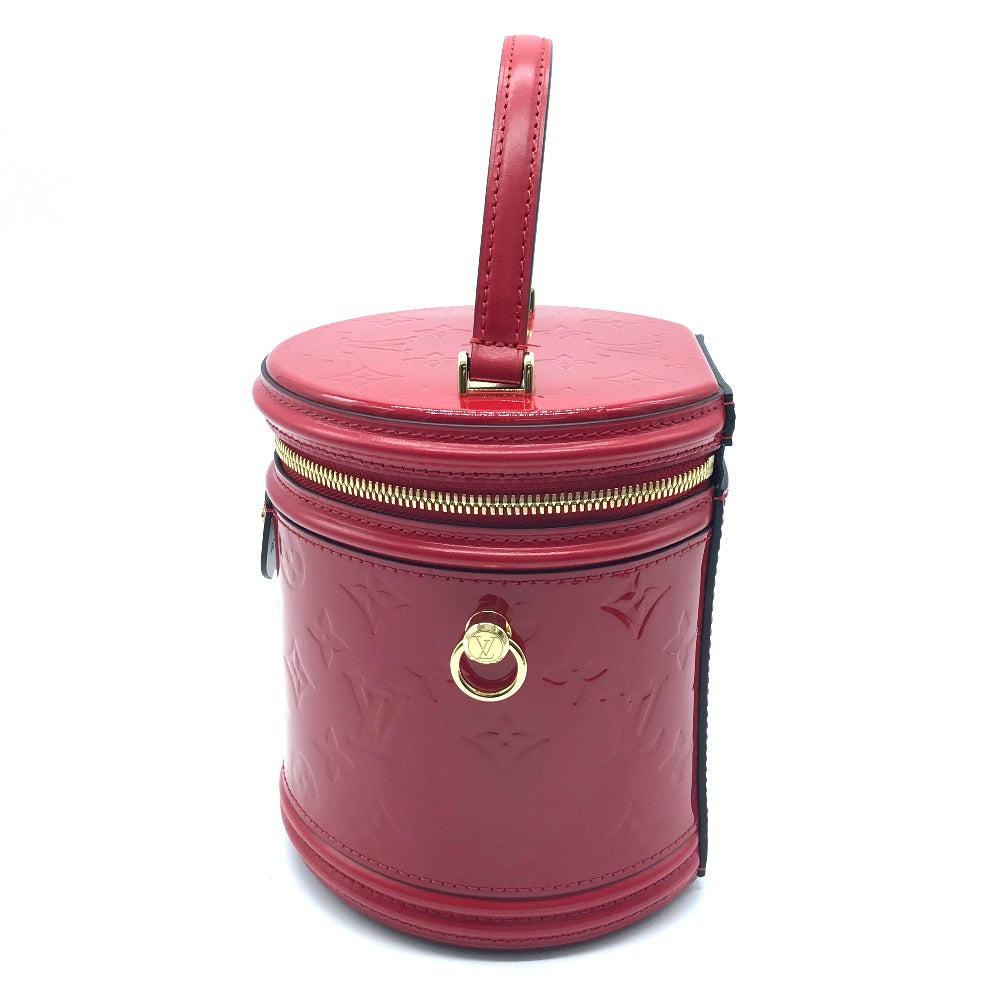 Louis Vuitton M53998 Vernis Cannes PM Monogram Leather Patent Red Handbag