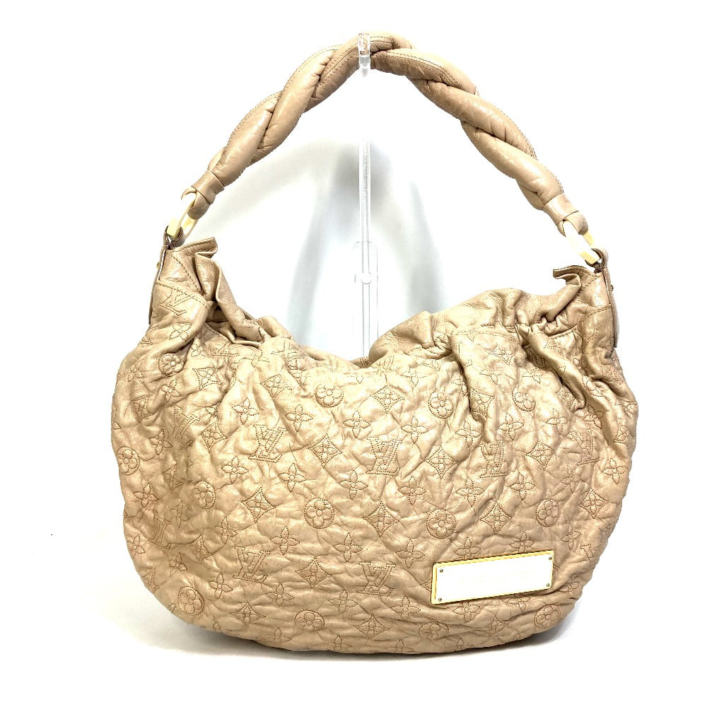 Louis Vuitton M95423 Olympe Nimbs GM Monogram Leather Beige Shoulder Bag
