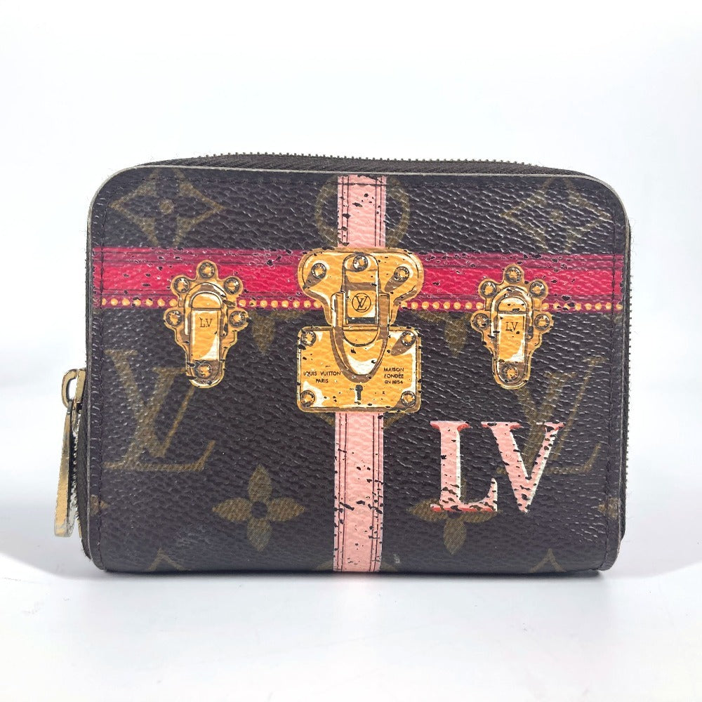 Louis Vuitton Coin M62617 Summer Trunk Zippy Monogram Canvas Multicolor Wallet Case
