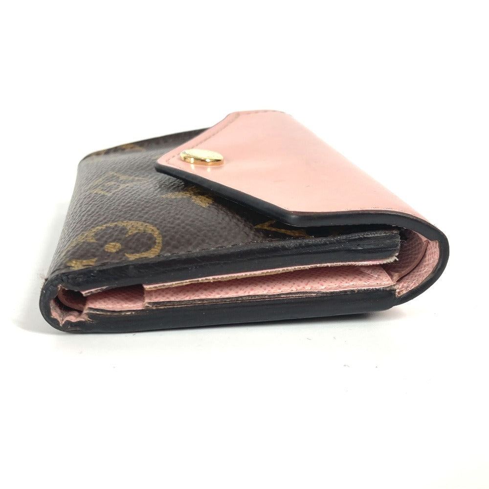 Louis Vuitton Trifold M62933 Portefeuille Zoe Monogram Canvas Brown Wallet Case
