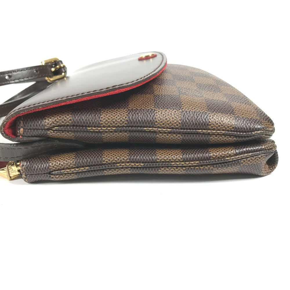 Louis Vuitton N48259 Damier Twice Canvas Brown Shoulder Bag