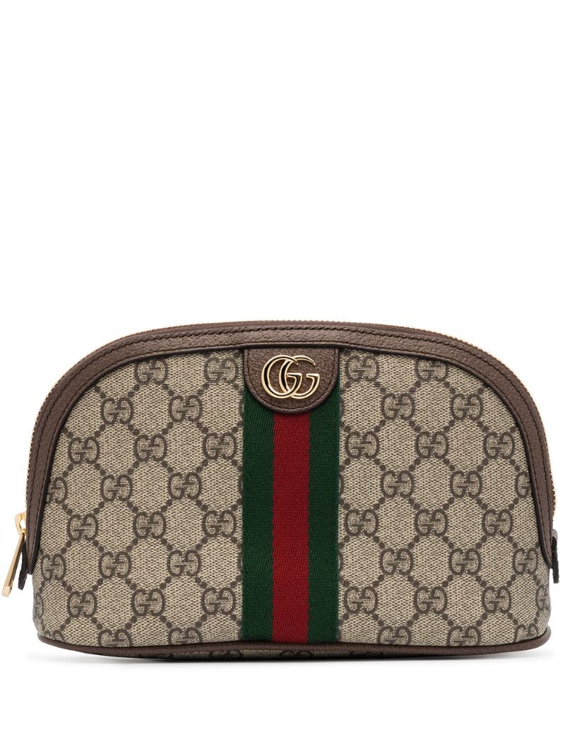 Gucci - large Ophidia vanity bag - women - Leather - One Size - Neutrals