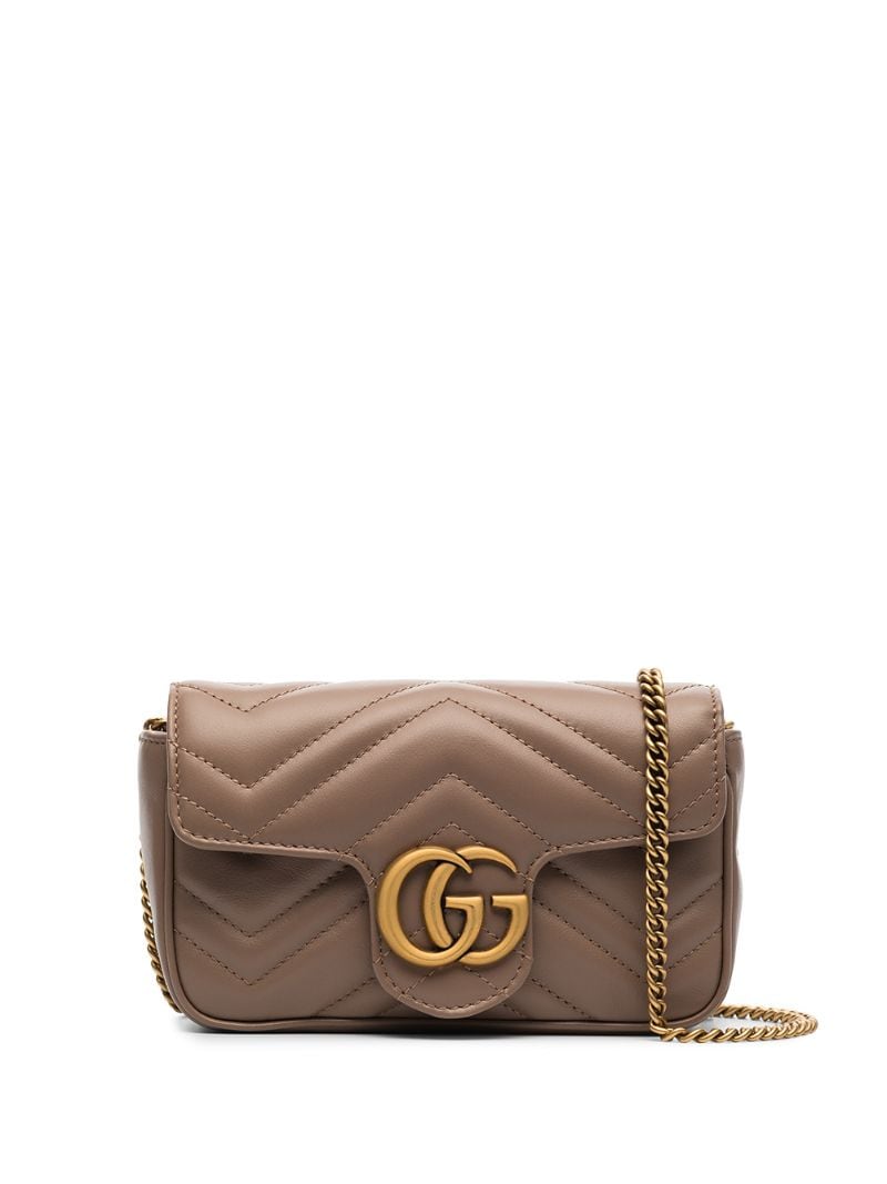 Gucci - GG Marmont super mini bag - women - Leather - One Size - Neutrals