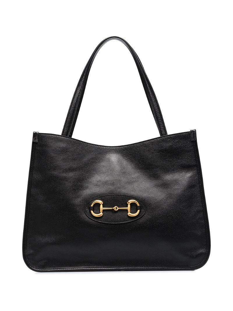 Gucci - Horsebit 1955 tote - women - Leather - One Size - Black