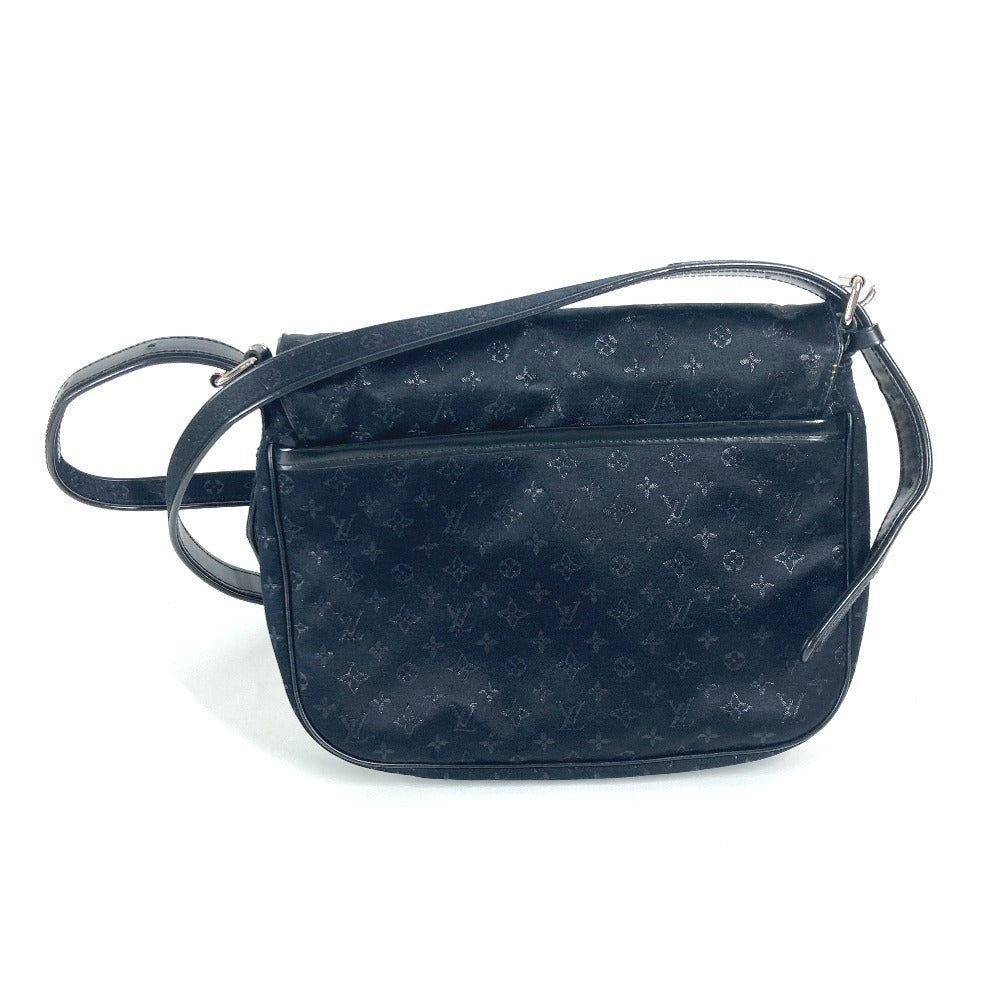 Louis Vuitton M92273 MonogramSatinCanvas Conte du Fe Black Shoulder Bag